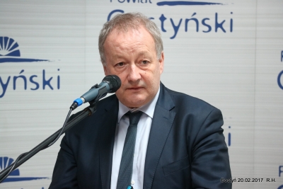 Wiceminister Środowiska Mariusz Gajda na Świętej Górze