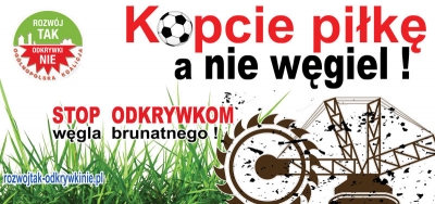Kopcie piłkę a nie węgiel !