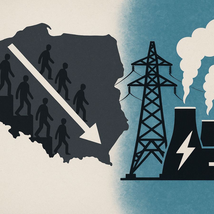 DEMOGRAFIA KONTRA ENERGETYKA: POLSKA W 5 LAT TRACI TYLU MIESZKAŃCÓW ILU MIESZKA W POZNANIU, LECZ STRATEGIE ZAKŁADAJĄ WZROST ZAPOTRZEBOWANIA NA ENERGIĘ, IGNORUJĄC TEN SPADEK